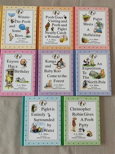 The Original Pooh Treasury Complete Set of 8 Books. - Etsy