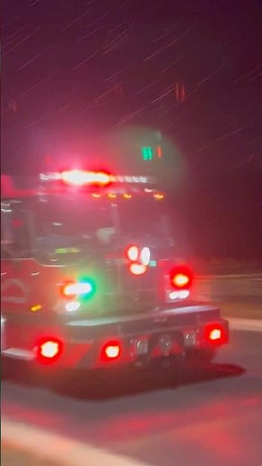 Holly Springs Squad 1 Responding to a Structure Fire