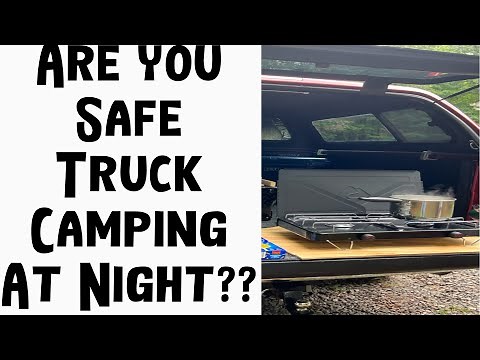 Are You Safe Truck Camping? Do THIS to LOCK your TRUCK TOPPER from the INSIDE