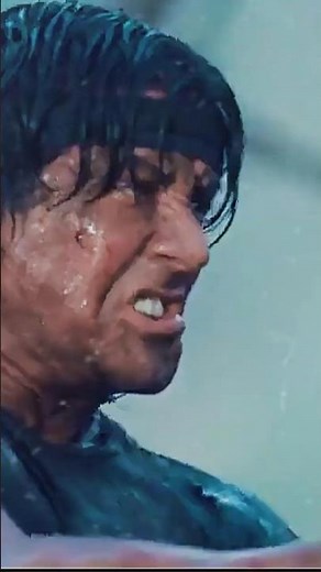 #movie When Rambo Snaps 🔥 Ultimate Machine Gun Mayhem! #movieshorts
