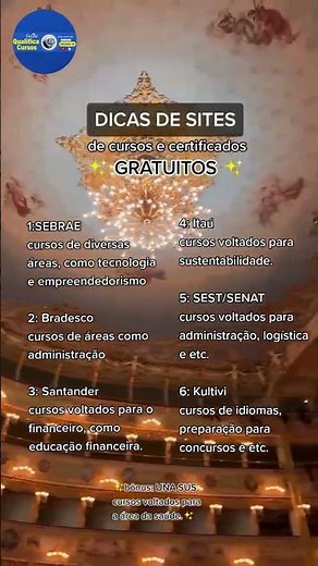 dicas de sites de cursos e certificados gratuitos #cursosonlinegratuitos #cursosonline