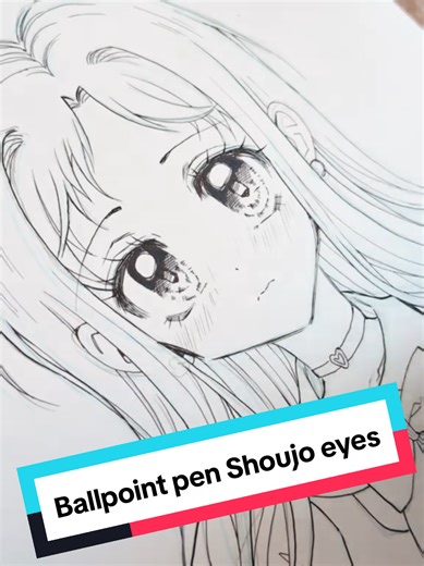 Drawing Shoujo Eyes with a Ballpoint Pen Tutorial