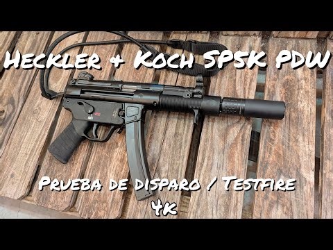 H&K SP5K PDW 9mm (Testfire) (Prueba de disparo) 4K