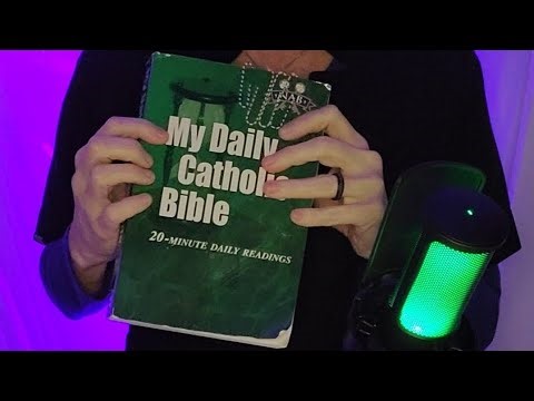 ASMR ✝️ Sunday Bible Reading 9-7 | Ear-to-ear Whispering, book sounds