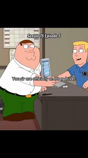Peter becomes an Uber driver 😂