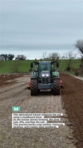 Perfect Soil Preparation With Tractor Plowing Power #farming #tractor #agriculture