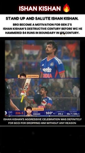 Stand up and salute Ishan Kishan for this fearless comeback 👑🔥