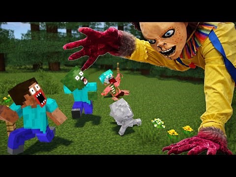 Monster School: Chucky Zombie Challenge 😱 | Minecraft Animation