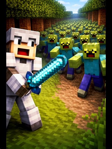 1 PLAYER vs 100 ZOMBIES 🤯