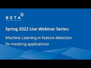 Machine Learning in feature detection for meshing applications