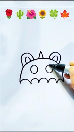 Cute drawing easy 😙🌈 #easydrawing #cutedrawing #shorts #drawing #art #drawingideas #stepbystep