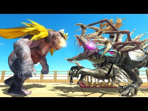 OVERPOWERED Carl vs Goro Boss - Animal Revolt Battle Simulator