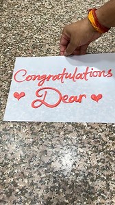 161K views · 1K reactions | Congratulation Hand Written On Cake #cakes #viral #cake #Congratulations #viralreelsfacebook | Cakecreation1911 | Facebook