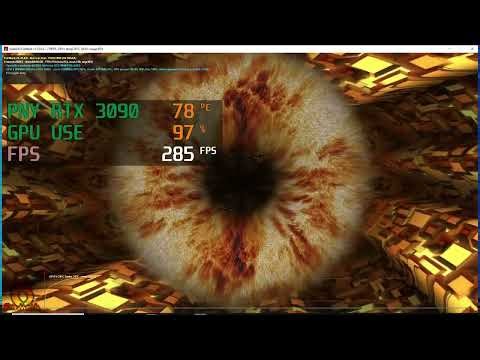 PNY RTX 3090 Temperature & FPS Test