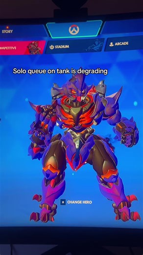 Solo Queue Struggles in Overwatch Tank Role