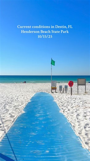 22K views · 515 reactions | Current conditions in Destin, FL at Henderson Beach State Park ☀️ #destin #destinflorida #destinfl #beach #gulfcoast | Compass Resorts | Facebook
