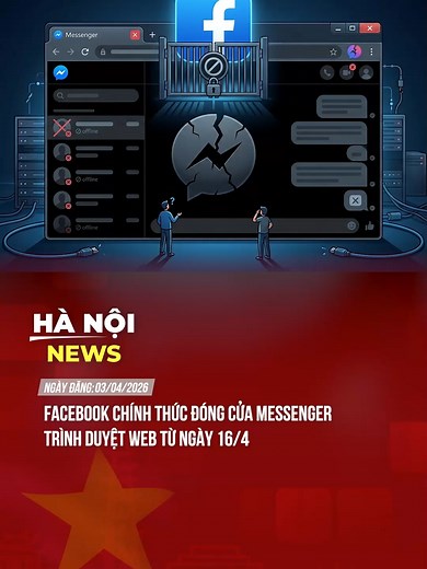 FACEBOOK CHÍNH THỨC ĐÓNG CỬA MESSENGER TRÌNH DUYỆT WEB TỪ NGÀY 16/4 #theanh28 #tiktoknews #hanoinews
