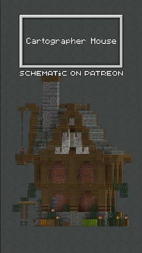 I Built a Cartographer House in #minecraft