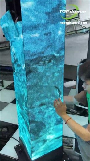 Roll-Anywhere HD Cube: Front-Access Visuals, Wheeled Flexibility..#WallLEDScreen,#LEDPanelScreen