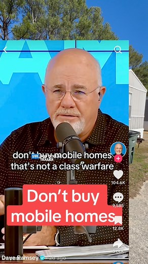 1.8M views · 35K reactions | Dave Ramsey rather you rent than buy a trailer? I’d rather buy the #trailer and the #trailerpark. #mobilehomes #mobilehomeinvesting | Reel life with Keef | Facebook