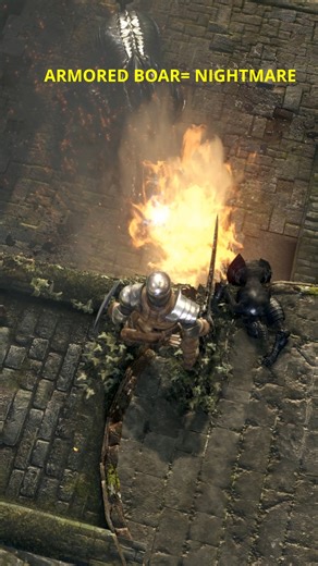 gaminglordyt on Instagram: "Armored Boar Feels Like a Mini-Boss 😤 | Dark Souls Remastered This enemy feels like a mini-boss in the early game 😵‍💫 Here’s an easy trick using Alluring Skulls + fire to burn down the Armored Boar without fighting head-on 🔥 Dark Souls players — did you know this? #DarkSoulsRemastered #DarkSouls #SoulsLike #FromSoftware #GamingReels #GameTips #RPGGaming #HardGames #MiniBoss #GamerLife Dark Souls Remastered, Armored Boar, Dark Souls tips, Dark Souls tricks, Soulsli