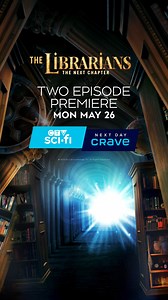 New Chapter. New Team. New Adventures 📚✨! Watch the two episode premiere of The Librarians: The Next Chapter on Mon May 26 on CTV Sci-Fi Channel. Stream next day on Crave. | CTV
