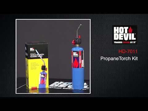 HOT DEVIL HD7011 - Propane Webbed Flame Torch Kit