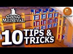 🔟Starting Tips & Tricks for Going Medieval | Heal wounds, Summer Basement, Find iron, Hunt Grow food