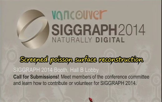 [No.1]screened poisson surface reconstruction筛选泊松表面重建方法