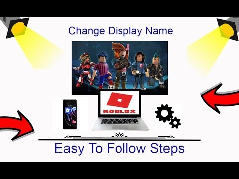 How To Change Display Name On Roblox
