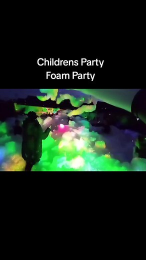 Childrens party foam party
