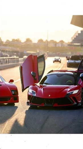 Ferrari F40 vs F80 #ferrari #luxury #Hypercar