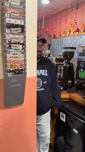 Anastasia’s playlist getting you turnt up? OR lulling you to sleep?? Follow along @ostarascoffeehouse for more silly stuff Order ahead online link in the bio ⬆️ OR DoorDash it! #capemaycoffee #comedycontent #coffeeandvibes #explorepage #sarahmclachlan #aux | Ostara's Coffee House