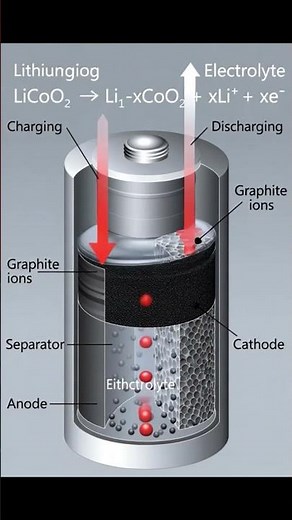 How Batteries Store Energy #LithiumIon #BatteryWorking