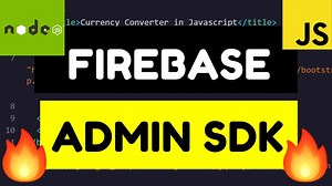 Node.js Express Firebase Admin SDK Server Side Authentication in Javascript Full Project
