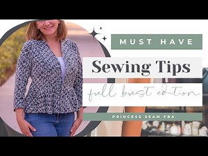 How to Do a Full Bust Adjustment (FBA) on Princess Seams | Onyx Blazer Pattern Tutorial