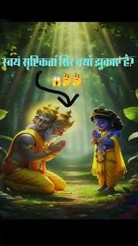 Krishna Bal Lila: Brahma Vimochan Lila #devotional #mythology #krishna #shorts