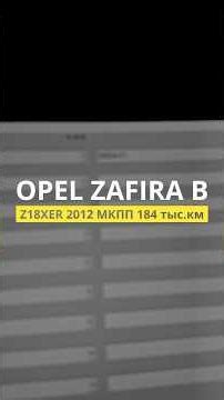 Twisted mileage on Zafira B: diagnostics Z18XER 2012 #astrah #zafira