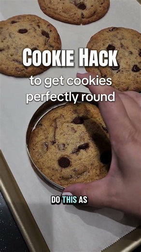 Perfect Round Cookies Every Time | Easy Cookie Cutter Hack