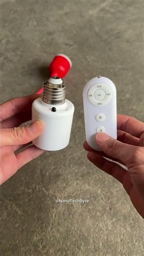 Control your lights without leaving the bed! 💡🛏️ #NanoTechByte #RemoteControlLight
