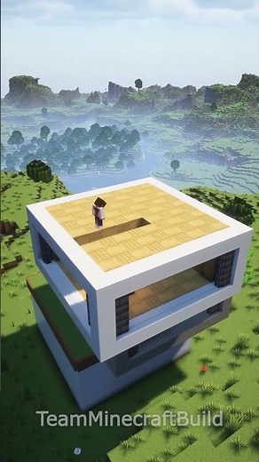 Modern House | Tutorial l Timelapse build l #minecraft