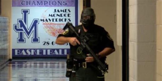 High school host active shooter simulation
