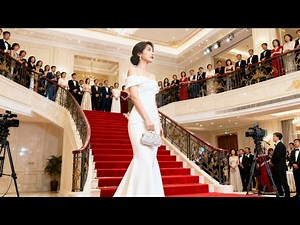 丈夫嫌棄主婦妻子，讓她去宴會出醜，豈料妻子白裙驚豔全場！