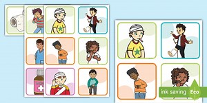 First Aid Room Picture Labels