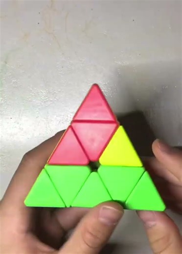 How to solve the pyramid cube in less than 60 seconds