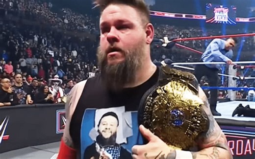 Kevin Owens Crashes RAW-Netflix Press Conference, Brings Winged Eagle WWE Championship