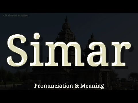 Simar - Pronunciation and Meaning
