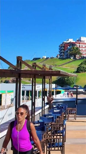 🇦🇷 Mar del Plata Beach a Hot Day