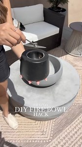 1.6K views · 12 reactions | Click link to shop: https://urlgeni.us/amzn/Epdfirebowl Sharing this DIY fire bowl hack.Isn't it so cool? I went with different sizesfor the fire balls. I used clean & odorless bio ethanol fuel it's safe and smokeless. I found all of these items from Amazon. #founditonamazon #amazonfinds #amazongadgets #amazonhome | Elpetersondesign | Facebook