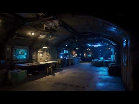 Alien Invasion Resistance Shelter, Day 476 | Sci-Fi Ambiance for Sleep, Study, Relaxation